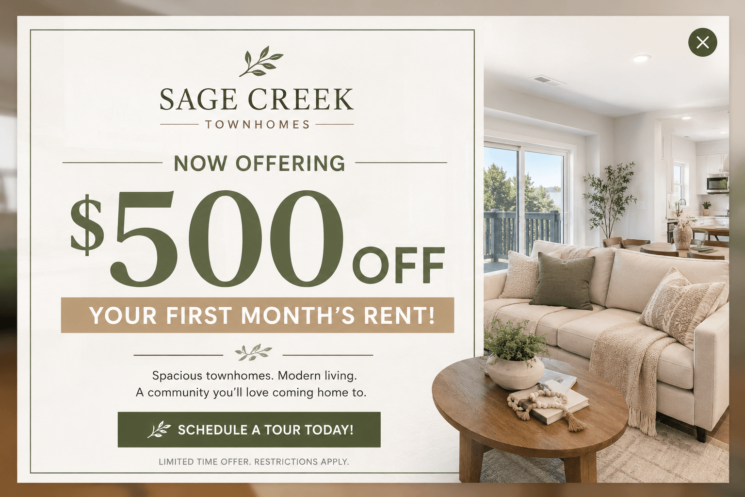 Limited Time Leasing Special